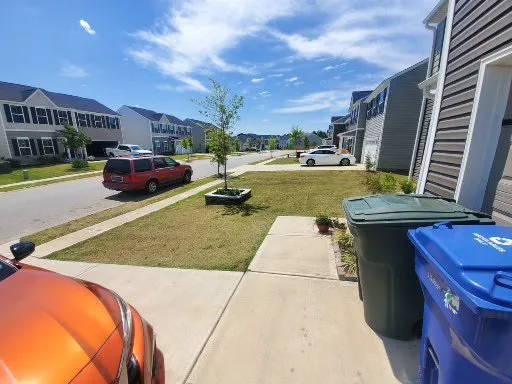 Custom landscape installation in Columbia, SC by Bright SC