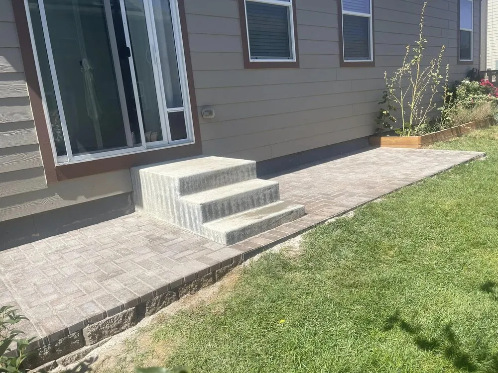 Custom garden landscaping for residential properties in Brighton, CO by Bright Sun Landscaping