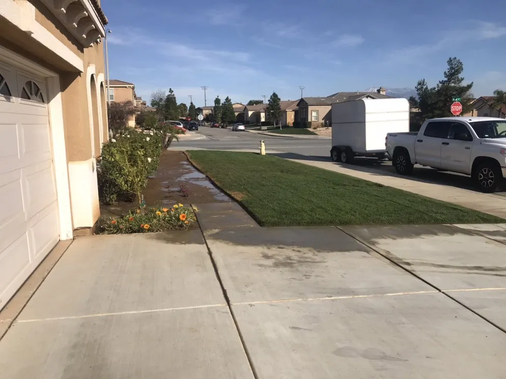 Professional garden landscaping in Beaumont, CA by Brightgreen Lawns