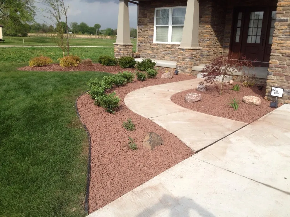 Affordable lawn mowing service with custom design across Temperance, MI - Brighton Lawn And Landscape