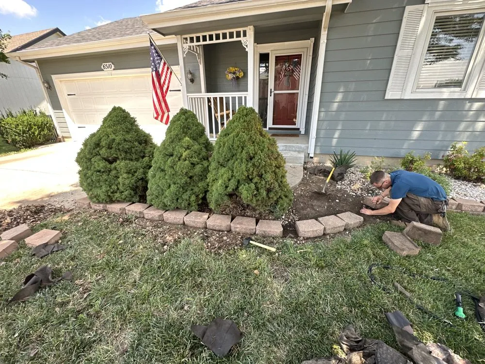 Custom outdoor landscaping in Topeka, KS - Brighton's Lawn Care