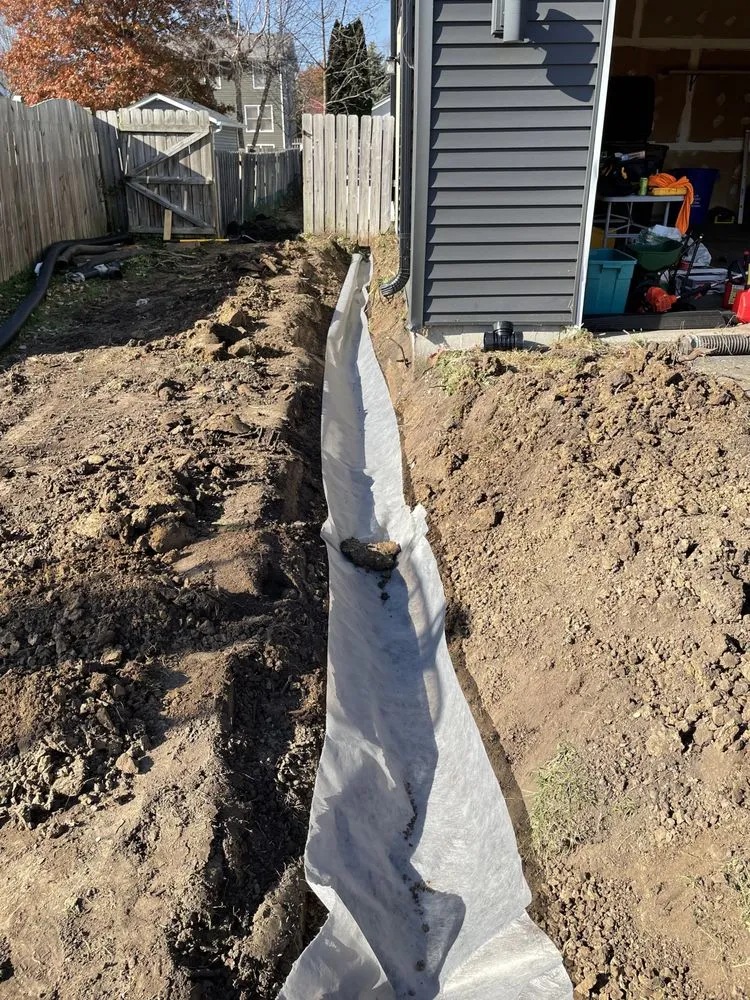 Local lawn mowing service with custom design in Winnebago, IL by Brights Construction