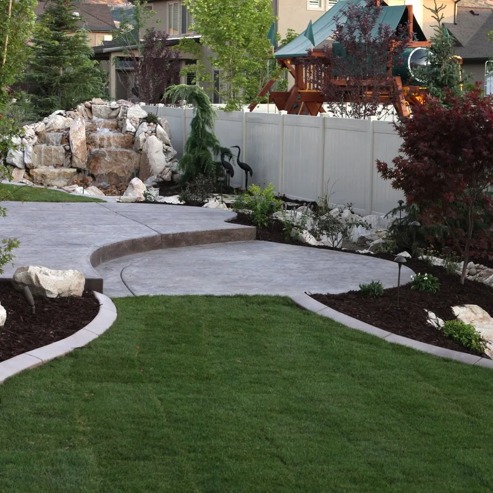 Custom residential landscaping in Bountiful, UT - Brightside Builders