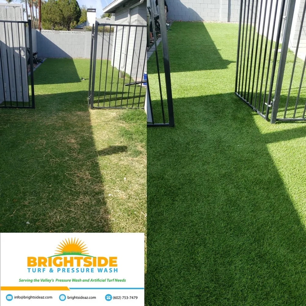 Local yard cleanup service with custom design across Chandler, AZ - Brightside Turf