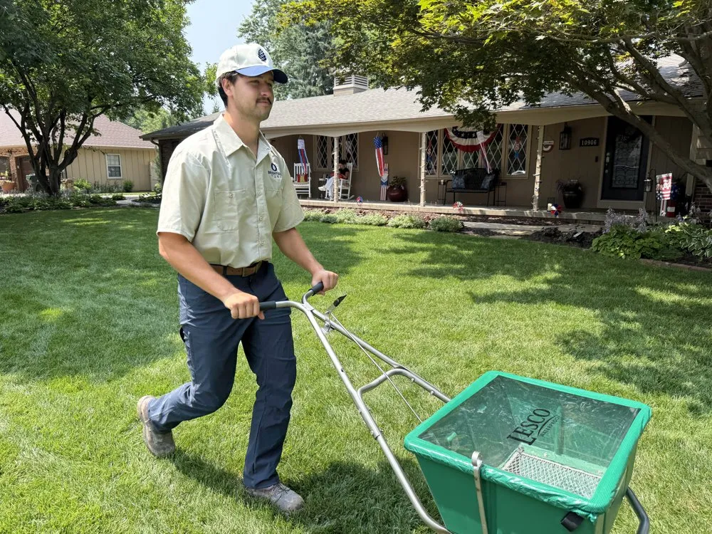 Top-rated lawn mowing service for homes in Waterloo, NE by Brightside Turf