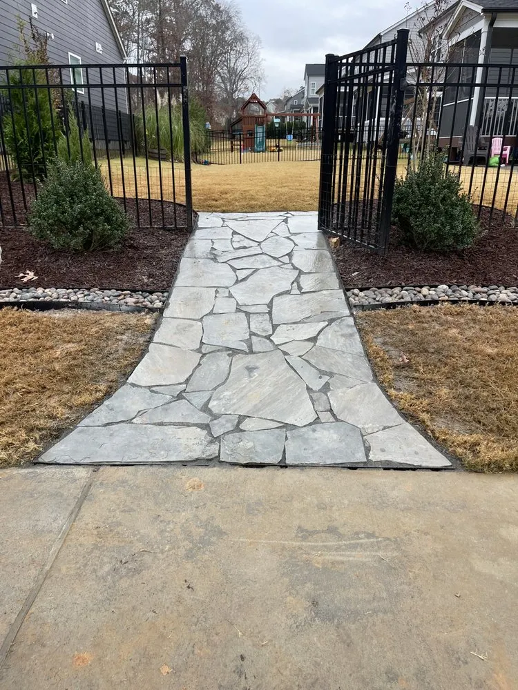 Professional garden landscaping in Oxford, NC by Briones Landscaping