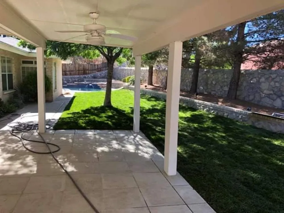 Expert yard maintenance with custom design in San Antonio, TX by Briones Services