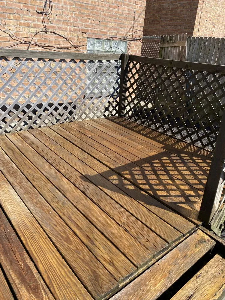 Custom landscape installation in South Holland, IL by Britt Getz It Done