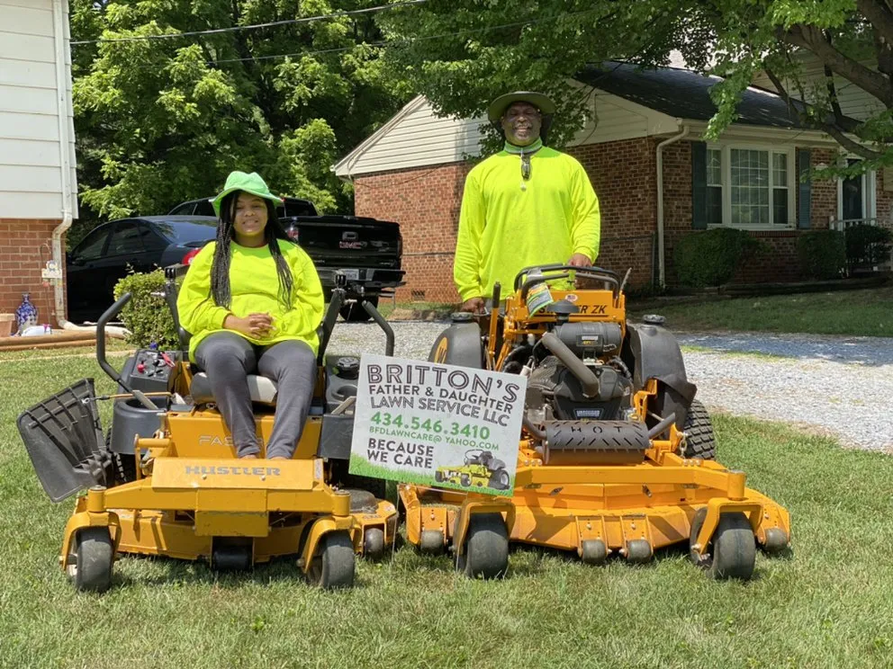 Affordable yard cleanup service experts serving Lynchburg, VA - Britton's Father & Daughter Lawn Care