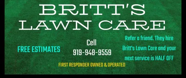 Britt's Lawn Care Logo