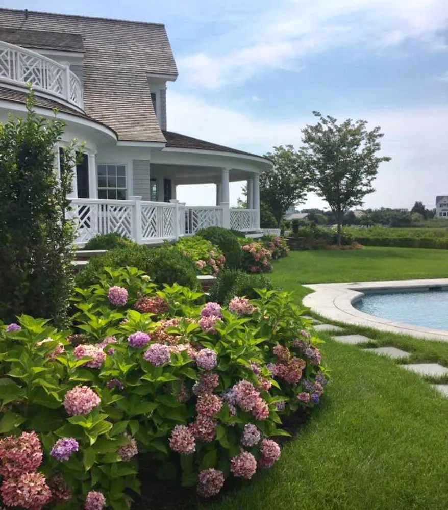 Expert lawn mowing service with custom design in Westhampton Beach, NY by Broad View Landscaping