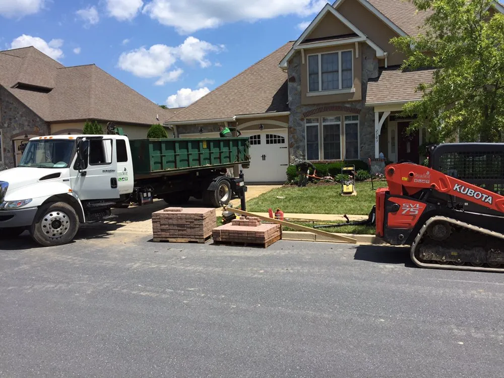 Professional lawn care service for residential properties in Gaithersburg, MD by Broadleaf Grounds Works