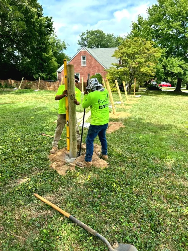 Custom residential landscaping for year-round maintenance in Gaithersburg, MD by Broadleaf Grounds Works