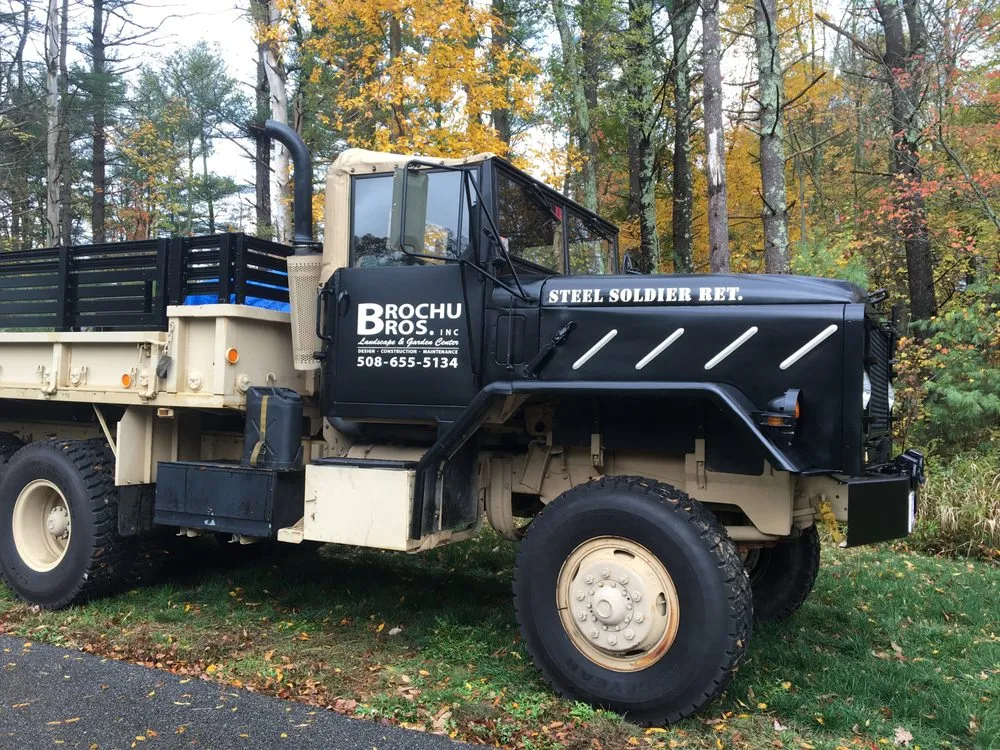 Expert residential landscaping for residential properties in Natick, MA by Brochu Bros