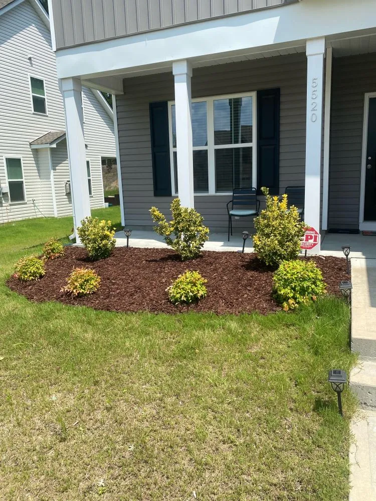 Custom residential landscaping in Zebulon, NC - Brockington landscaping
