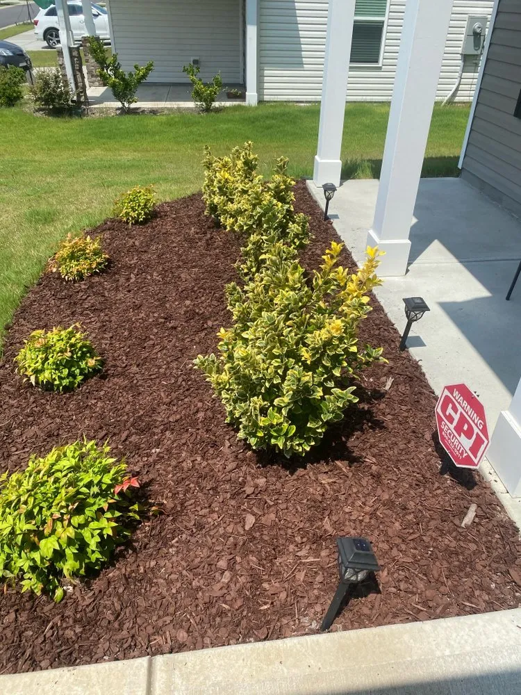 Professional lawn mowing service for homes in Zebulon, NC by Brockington landscaping