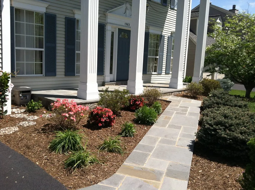 Custom landscape installation in Centreville, VA by Brodie Outdoor Solutions