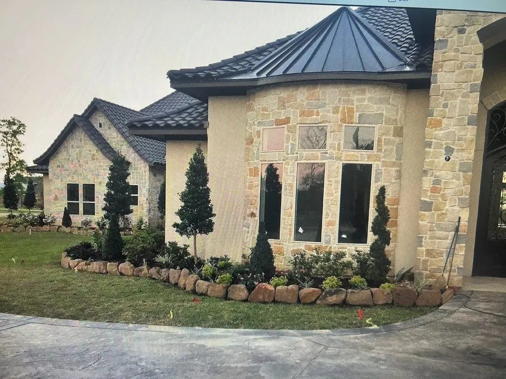 Professional landscape installation in Pasadena, TX by Brogdons Landscape and Design