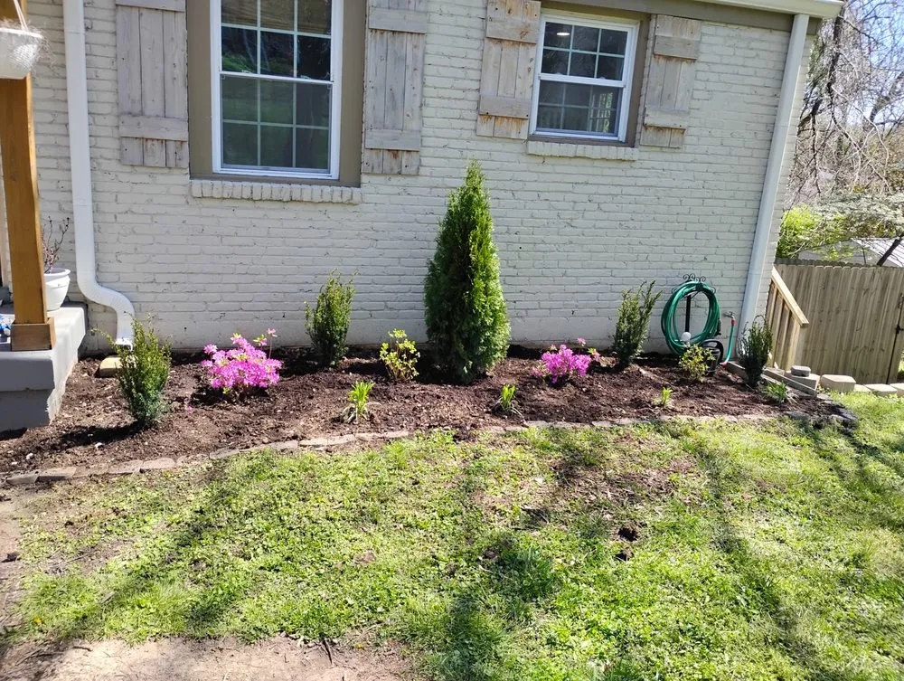 Local yard maintenance with custom design in Ashland City, TN by Broken by the Cross Landscaping