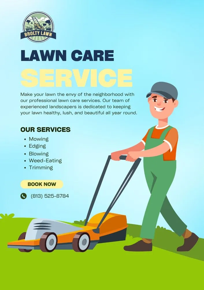 Expert lawn mowing service in Seffner, FL - Brolty Lawn Care