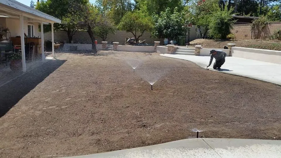 Custom landscape installation in Sylmar, CA by Bromen Lawn Care Services