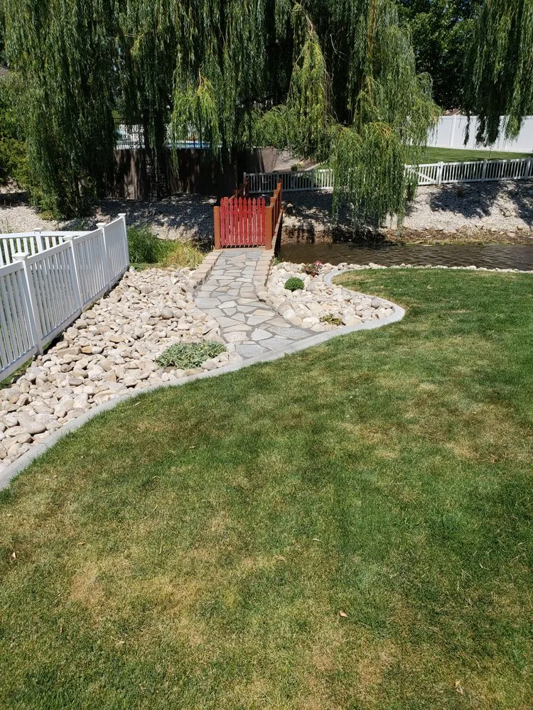 Custom landscape design for residential properties in Meridian, ID by Bronco Fence and Landscaping