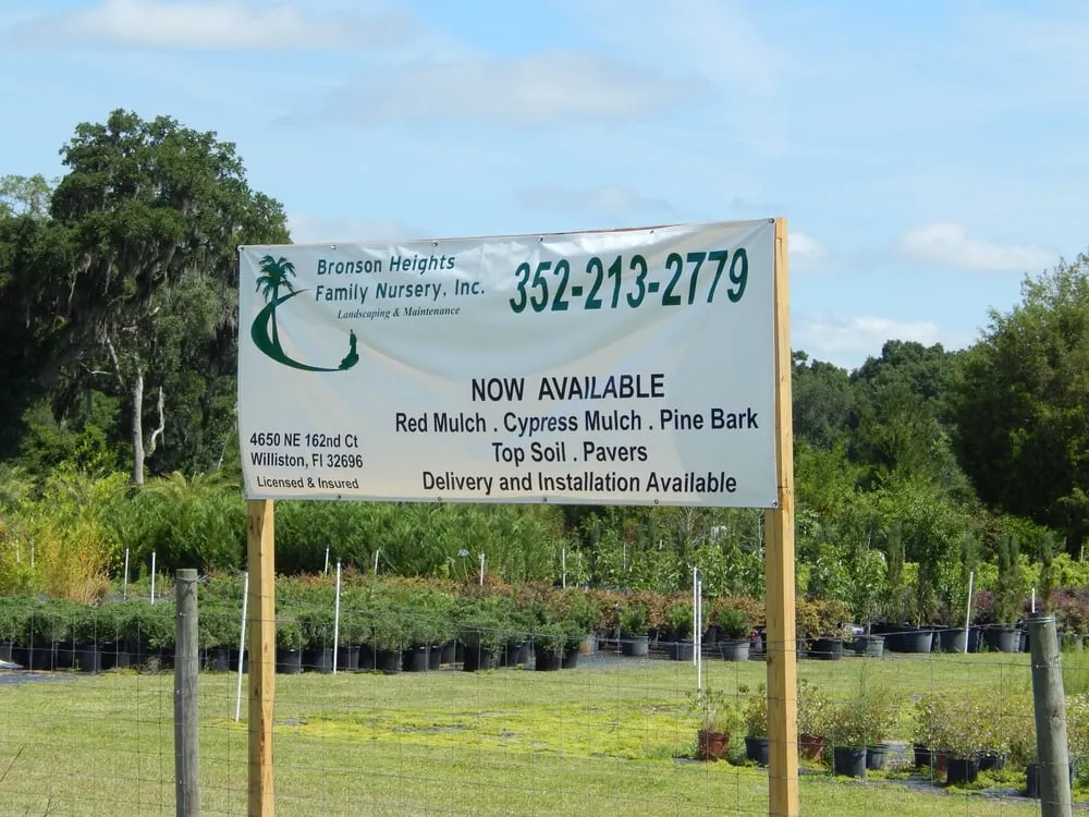 Affordable landscape design near you in Williston, FL by Bronson Heights Family Nursery, Inc