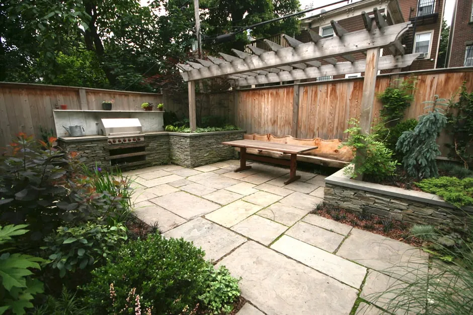 Custom landscape installation in Brooklyn, NY by Brook Landscape