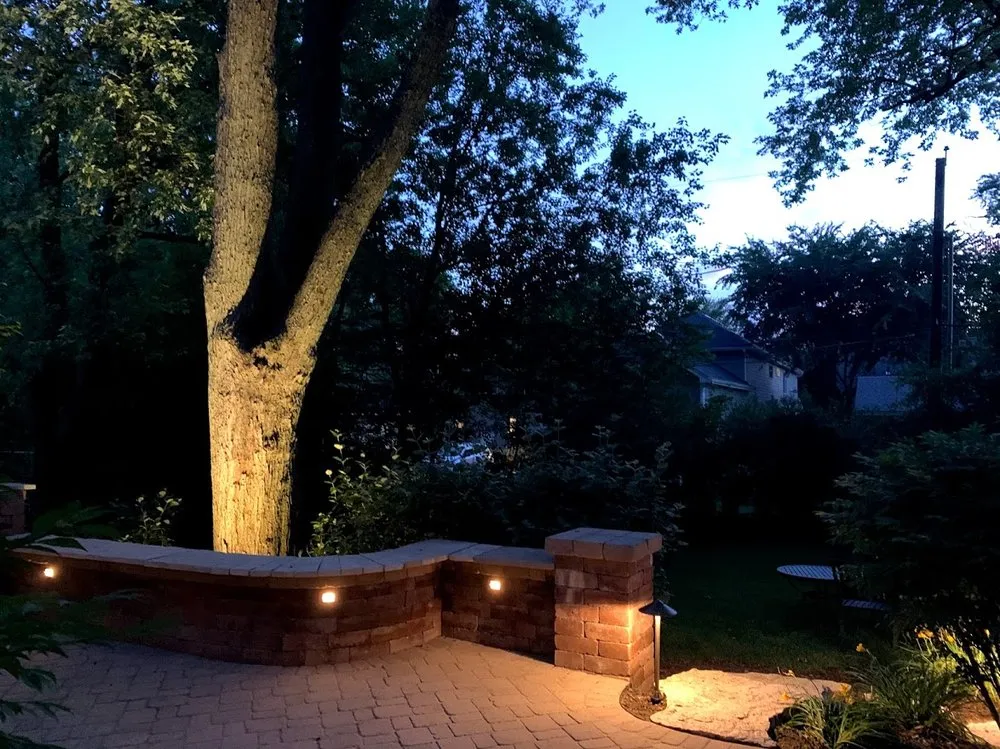 Local yard maintenance with custom design in Naperville, IL by Brookdale Landscaping