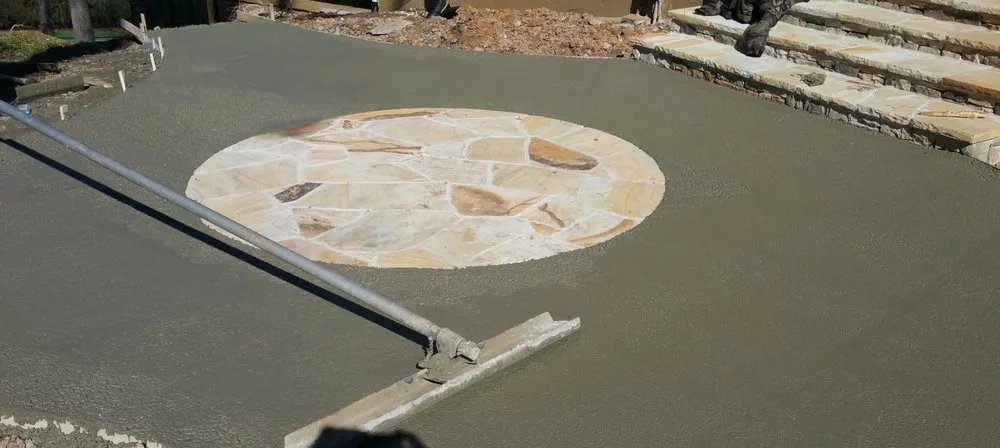 Custom yard maintenance in Acworth, GA by Brookes Concrete & Landscape
