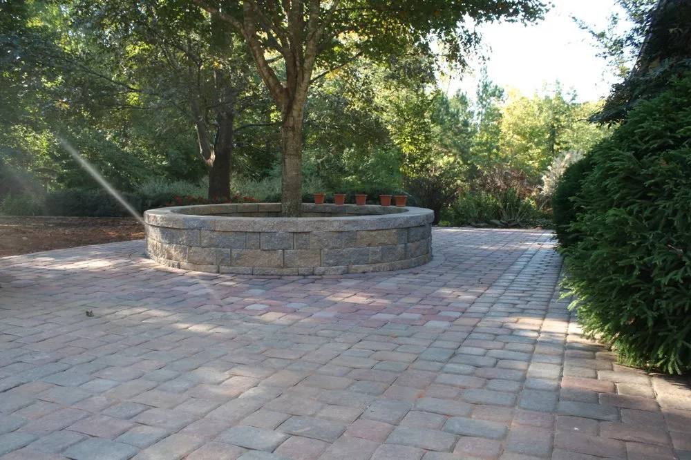 Professional garden landscaping in Acworth, GA by Brookes Concrete & Landscape