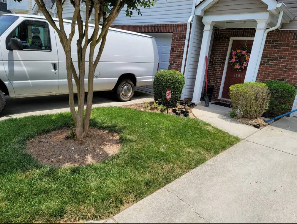 Expert garden landscaping with custom design in Kannapolis, NC by Brooks Bros Landscaping