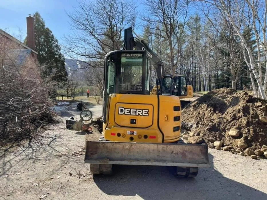 Custom landscape design in Ludlow, VT - Brooks Excavation