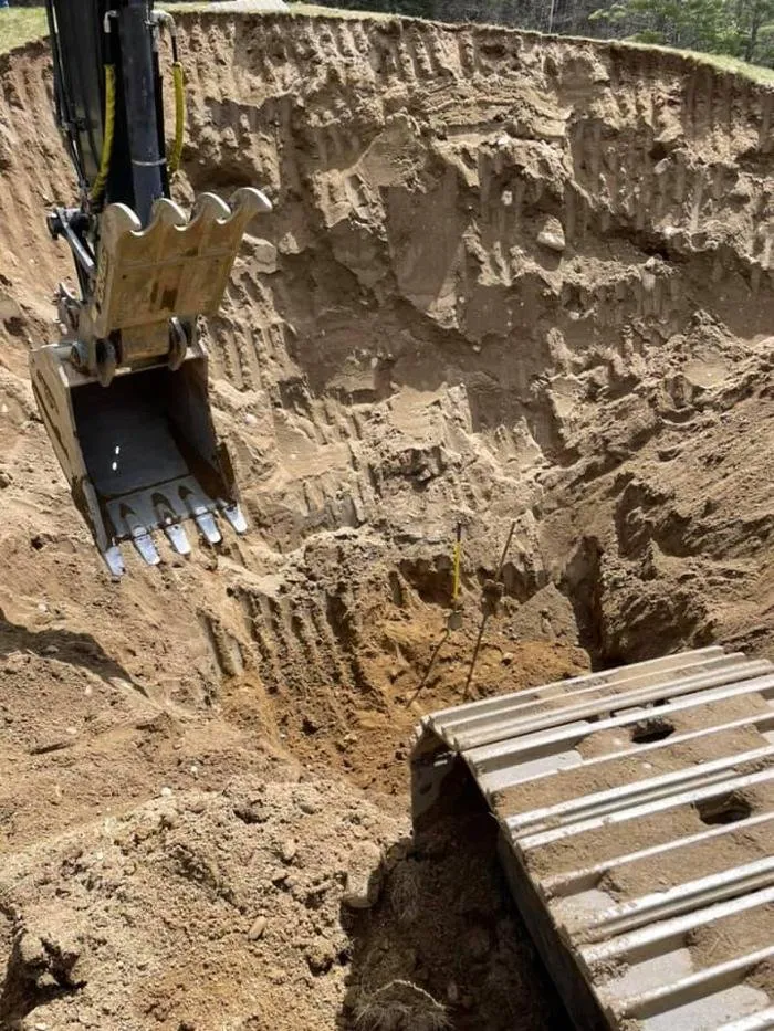 Local garden landscaping in Ludlow, VT by Brooks Excavation