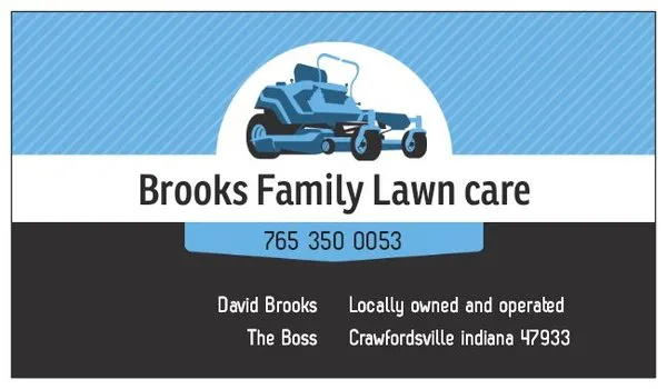 Brooks Family Lawn Care Logo