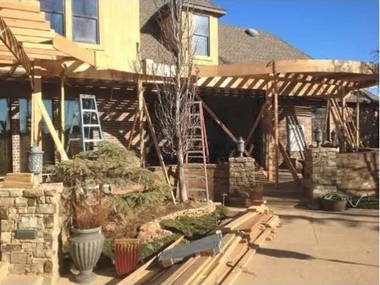 Custom outdoor landscaping in Oklahoma City, OK - Brooks Landscaping and Pools