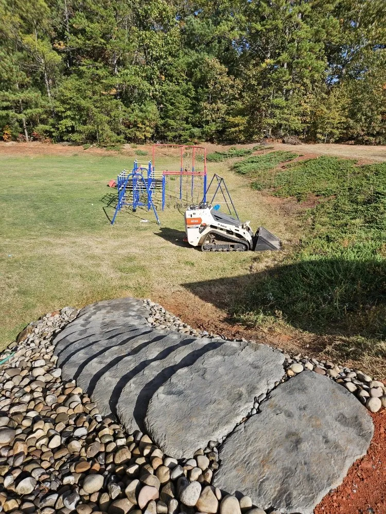 Local landscape installation in Belton, SC - Brooks Landscaping