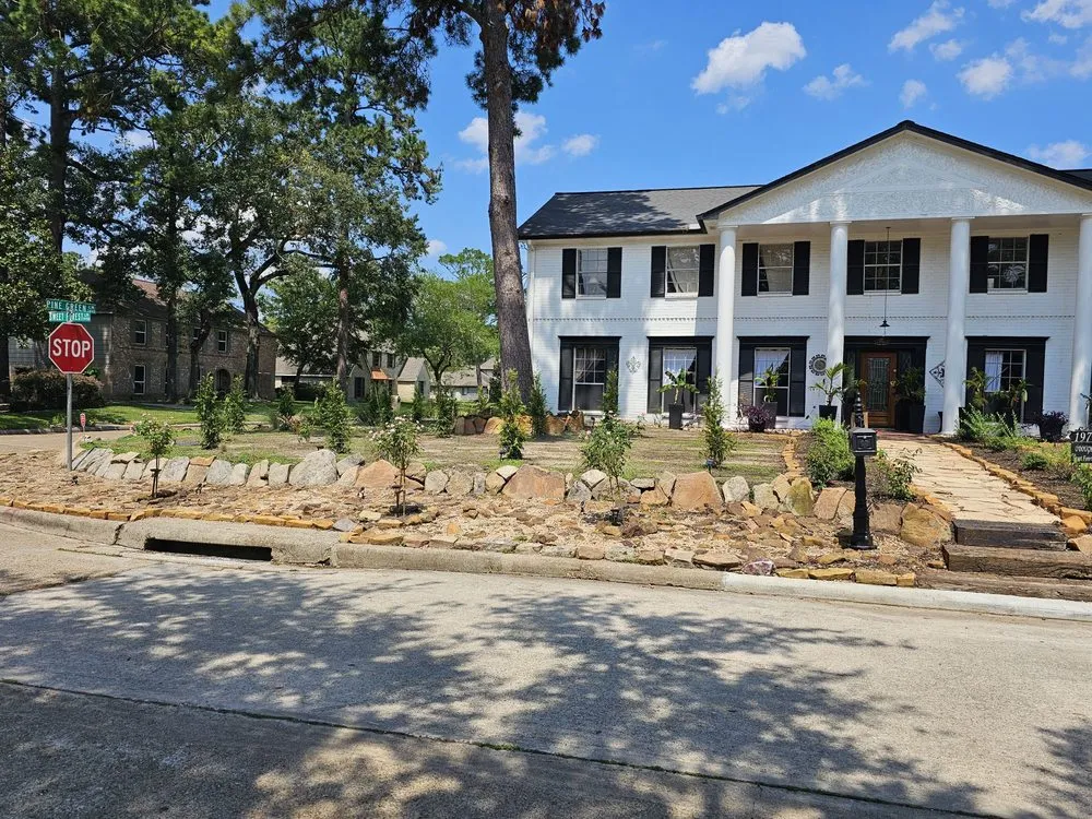 Local yard maintenance for beautiful yards in Katy, TX by Brooks Landscaping