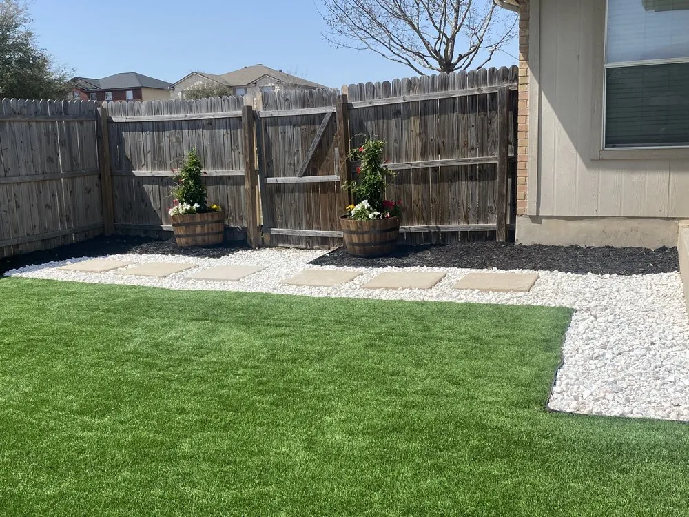Custom yard cleanup service for residential properties in Pflugerville, TX by Brooks Luxury Landscaping