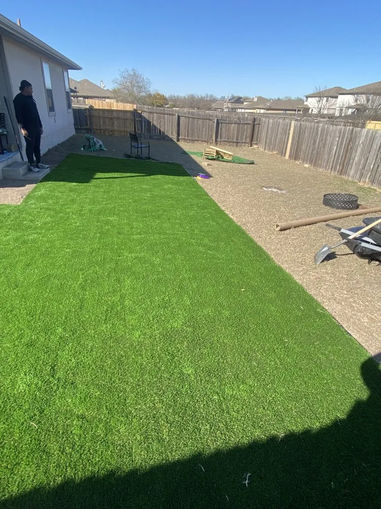 Custom garden landscaping for outdoor upgrades across Pflugerville, TX - Brooks Luxury Landscaping