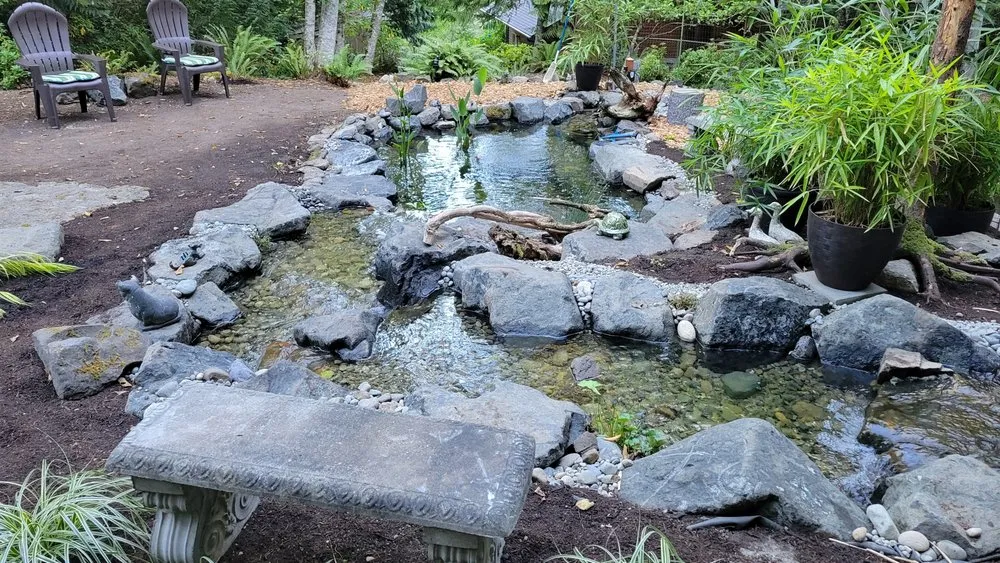 Custom lawn mowing service for beautiful yards in Bremerton, WA by Brookside Landscape and Design