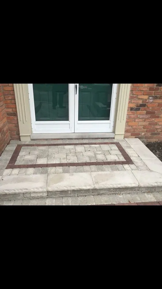 Custom residential landscaping with custom design in Ortonville, MI by Brookstone Landscaping