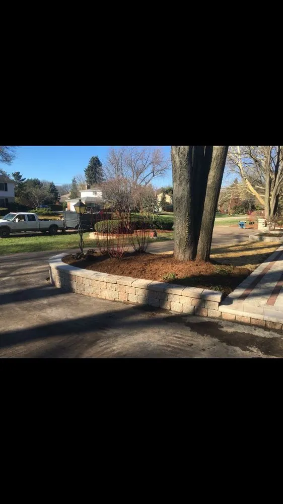 Custom landscape installation in Ortonville, MI - Brookstone Landscaping