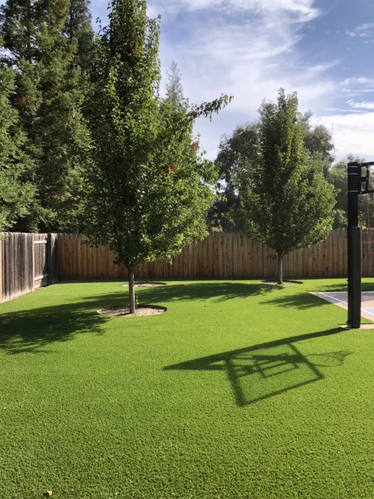 Affordable lawn mowing service with custom design in Stockton, CA by Brookstone