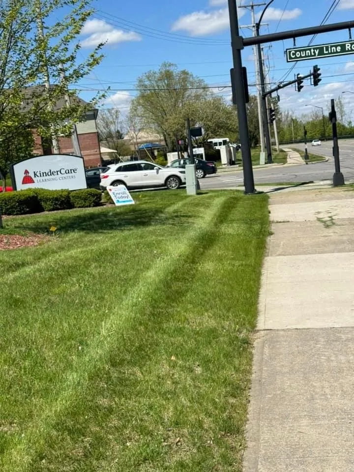 Expert lawn mowing service in Pickerington, OH by Broom & Groom Lawn Care Services