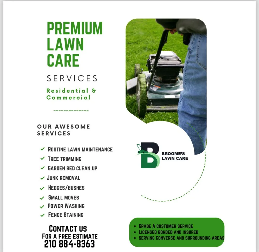 Expert yard maintenance in Converse, TX by Broome’s Lawn Care