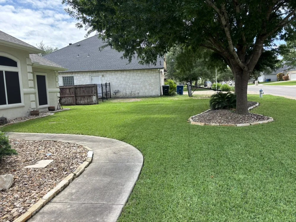 Local landscape installation for year-round maintenance in Converse, TX by Broome’s Lawn Care