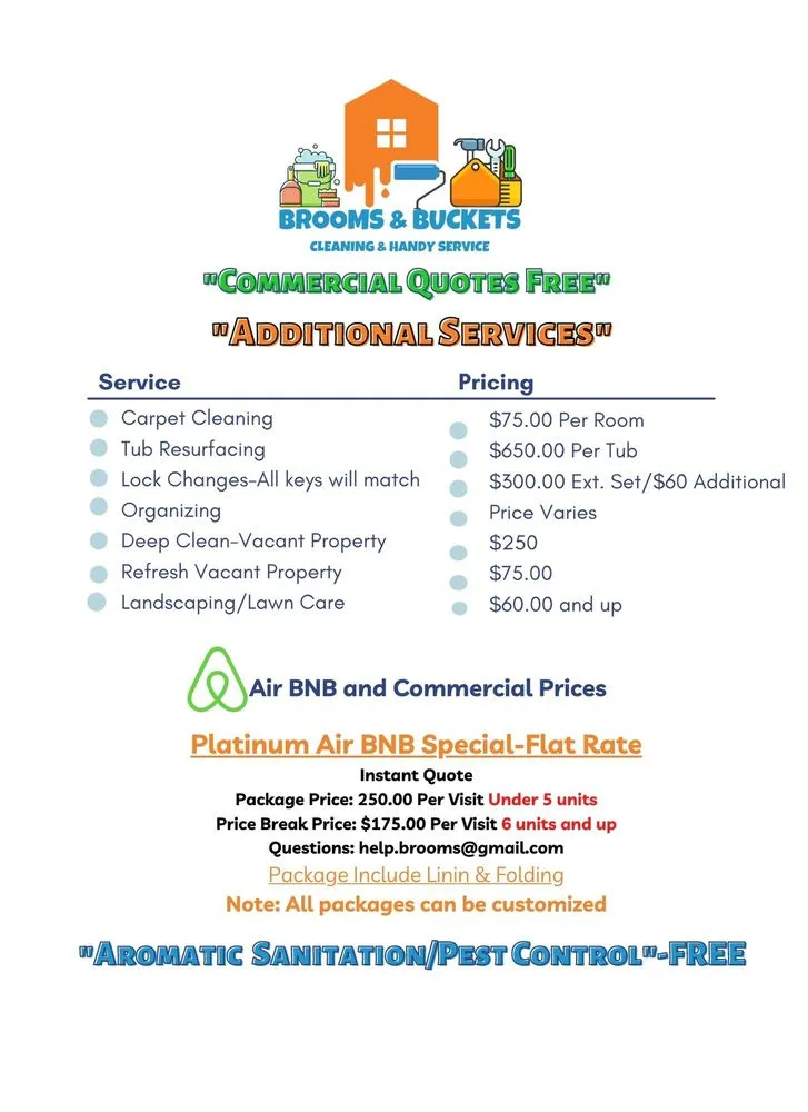 Custom lawn care service in Forestdale, AL - Brooms & Buckets