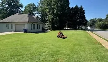 Expert yard maintenance for residential properties in Alpharetta, GA by Bros With A Cause