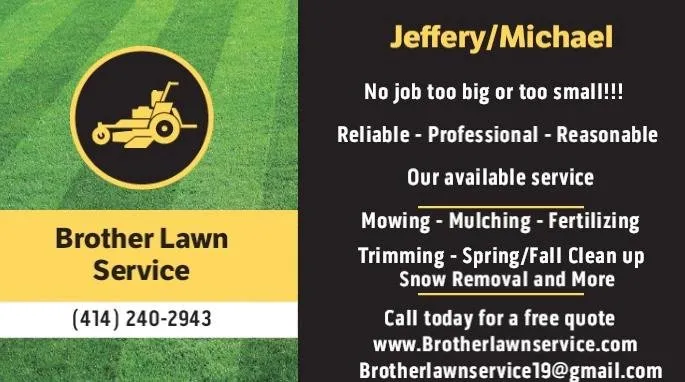 Local lawn care service near you in Milwaukee, WI by Brother Lawn Service
